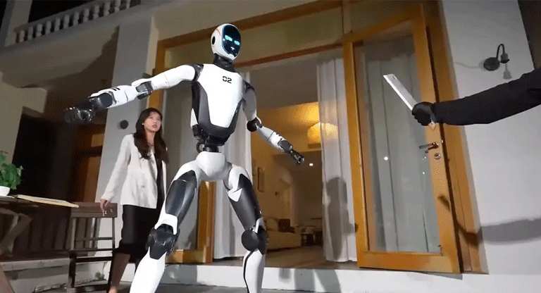Robot guardaespaldas enciende alarmas por su fuerza